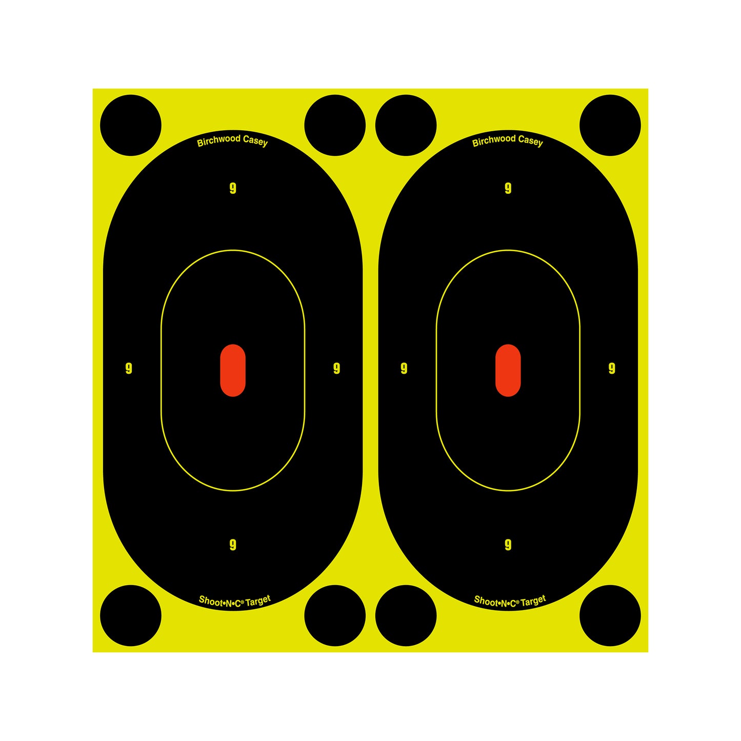 B/c Sht-n-c Oval Tgt 12-7