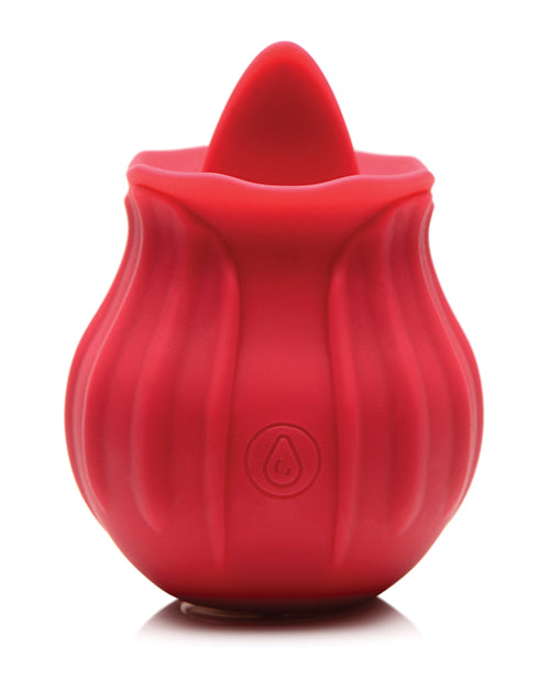 Inmi Bloomgasm Wild Violet 10x Licking Stimulator - Red