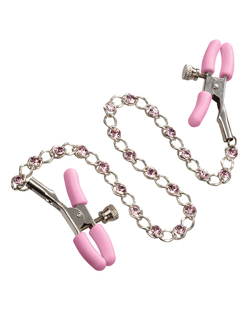 First Time Crystal Nipple Teasers - Pink