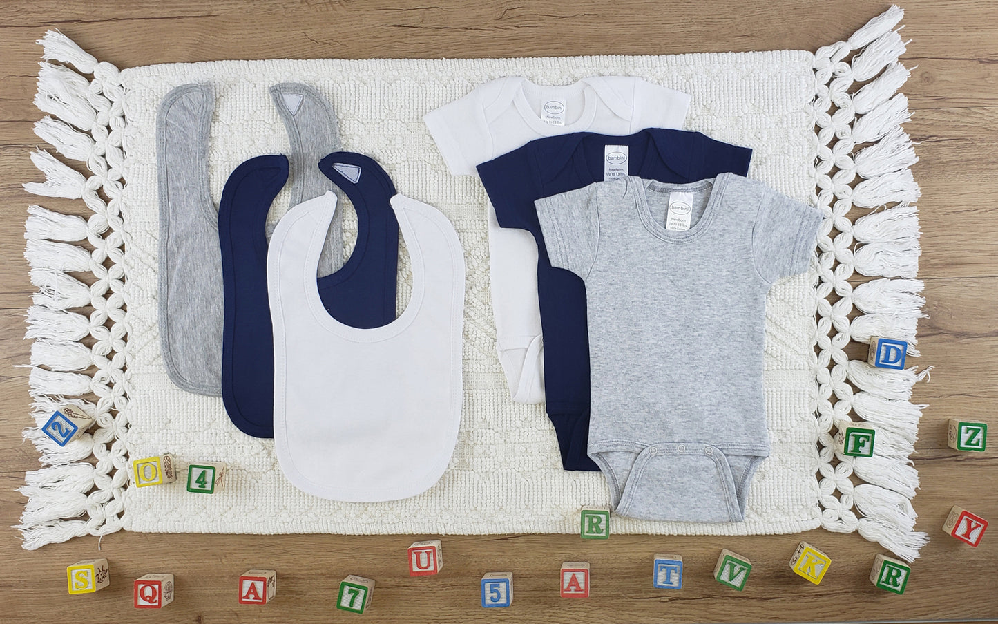 Large Color:white/navy/grey