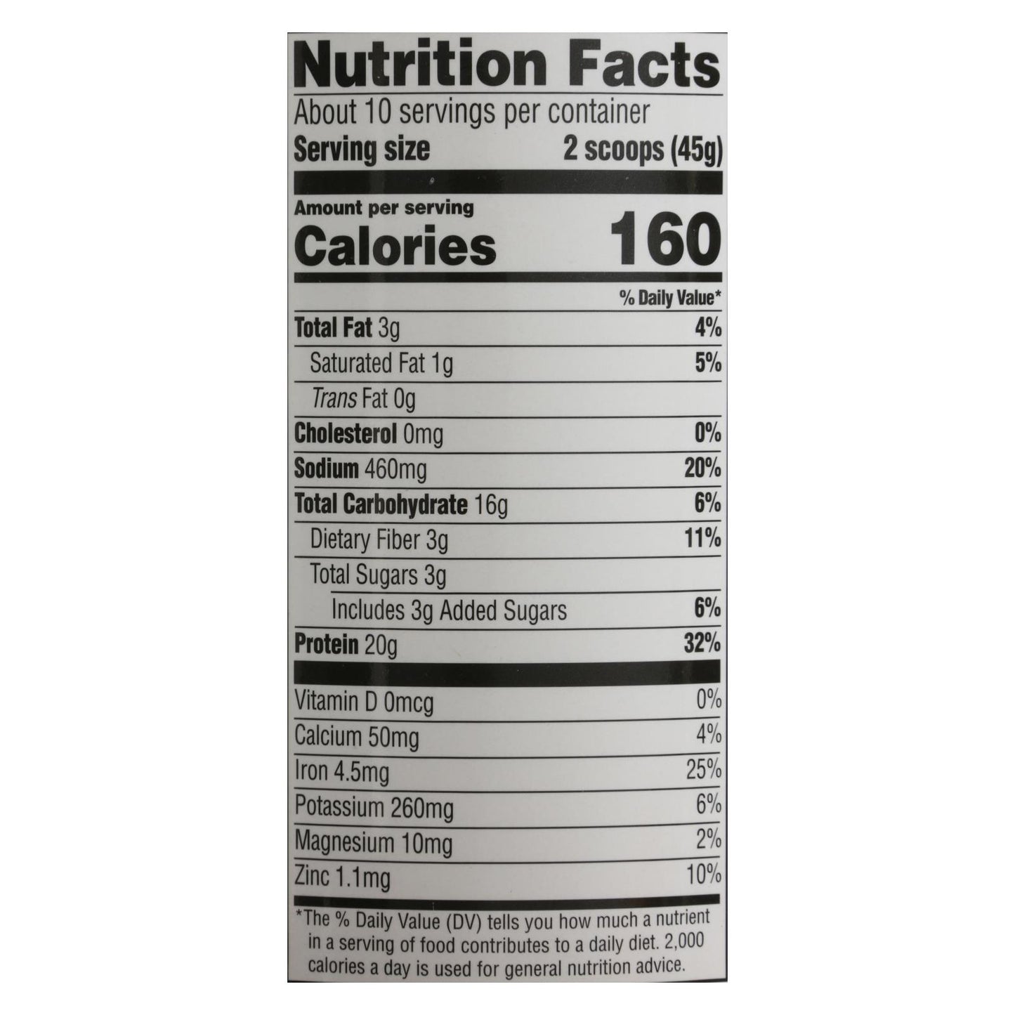 Evolve Real Plant-powered Classic Chocolate Flavor Protein Powder - 1 Each - 16 Oz