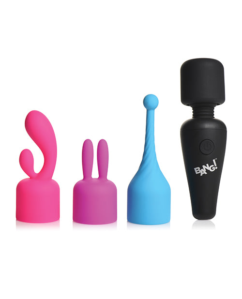 Bang! 10x Mini Wand W/3 Attachments - Asst. Colors