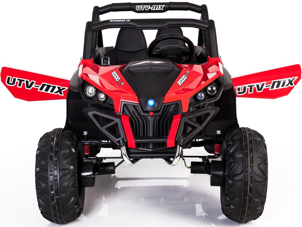 Mini Moto Utv 4x4 12v Red (2.4ghz Rc)