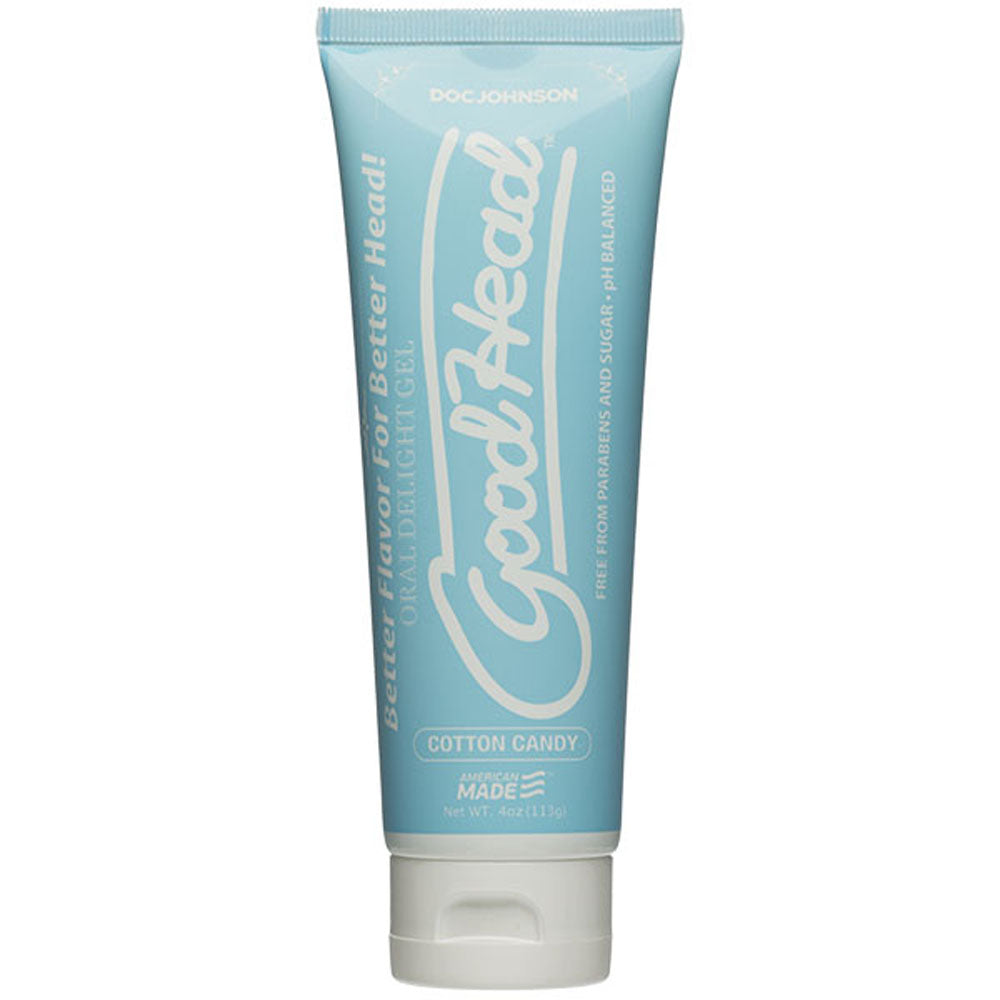 Goodhead - Oral Delight Gel - 4 Oz Tube - Cotton Candy