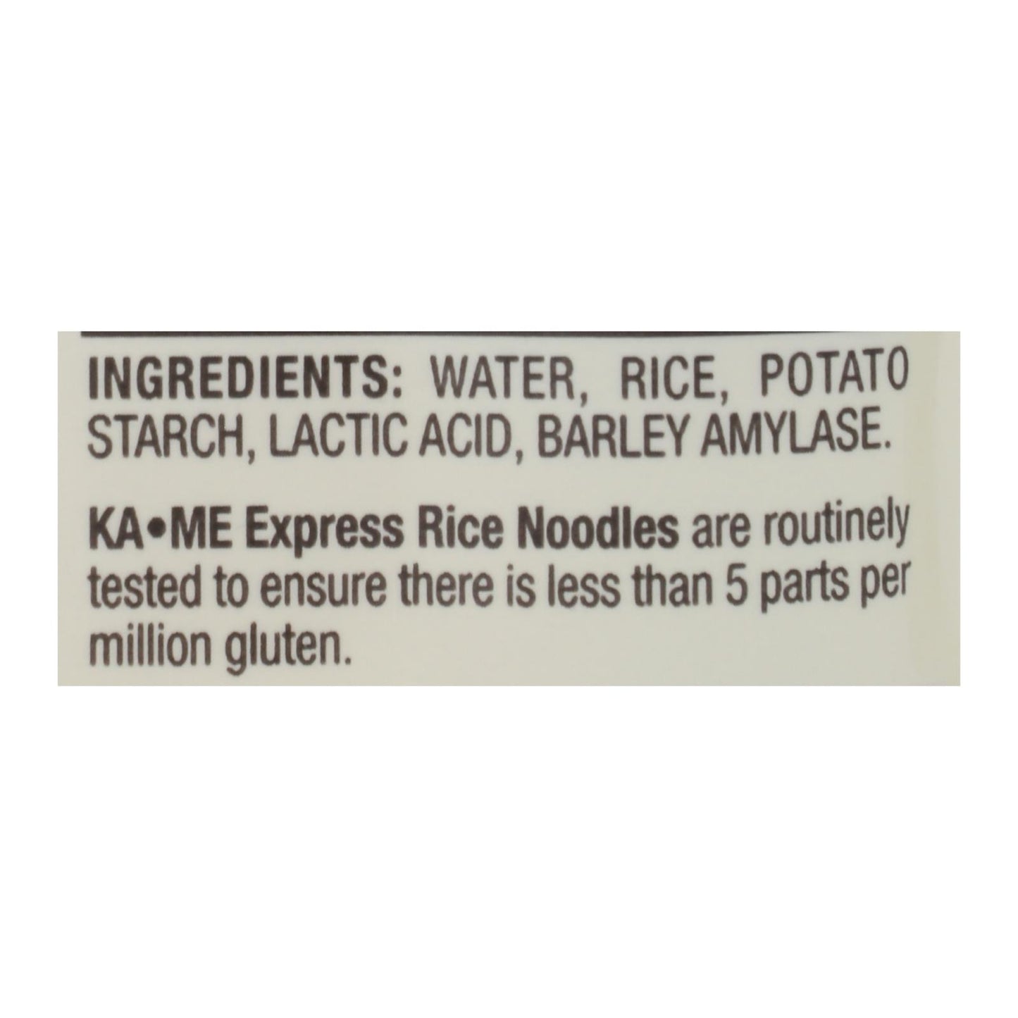 Ka-me Pad Thai Express Rice Noodles - Case Of 6 - 10.6 Oz