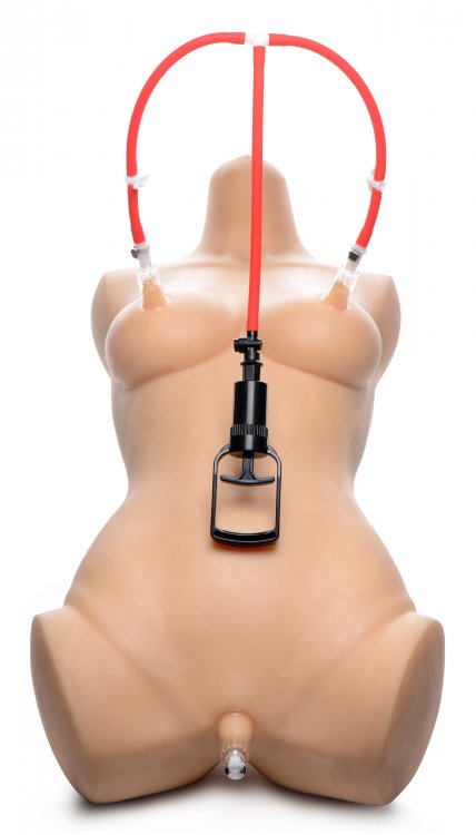 Master Series 3-way Suck Her Nipple & Clit Pump System (out Mid Aug)