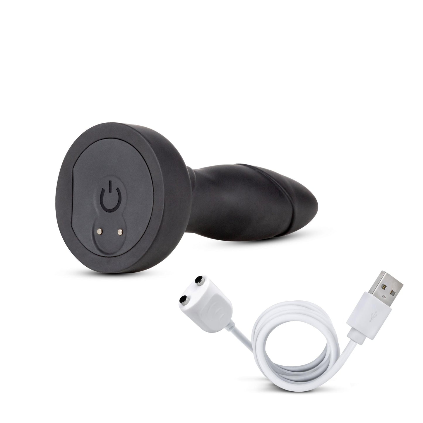 Anal Adventures Platinum Beaded Plug Black