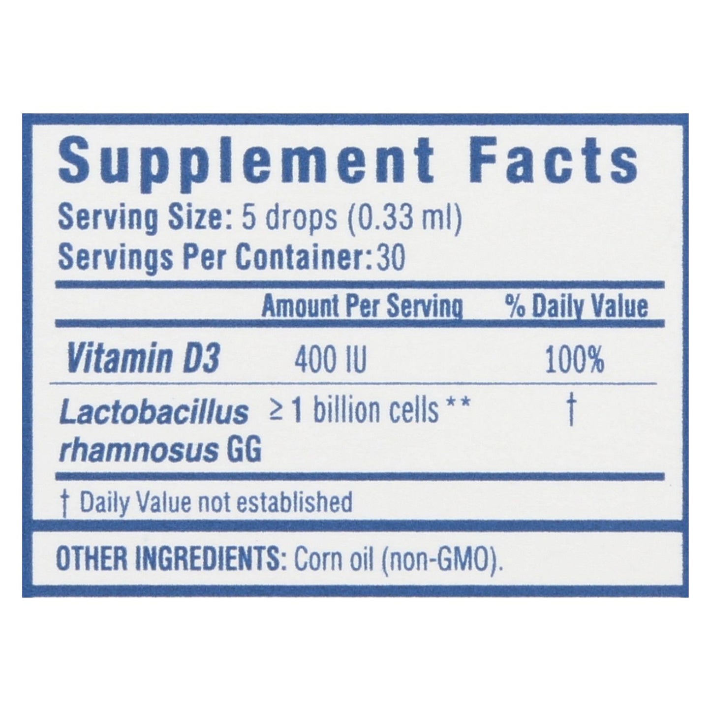 Mommy's Bliss Probiotic Drops + Vitamin D - 1 Each - .34 Fz