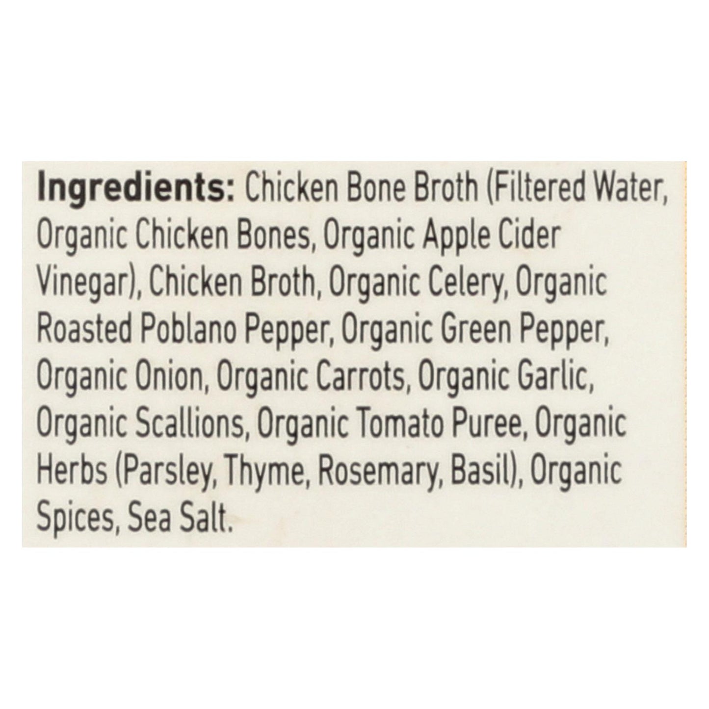 Kettle & Fire Chicken Bone Broth - Case Of 6 - 16.9 Oz