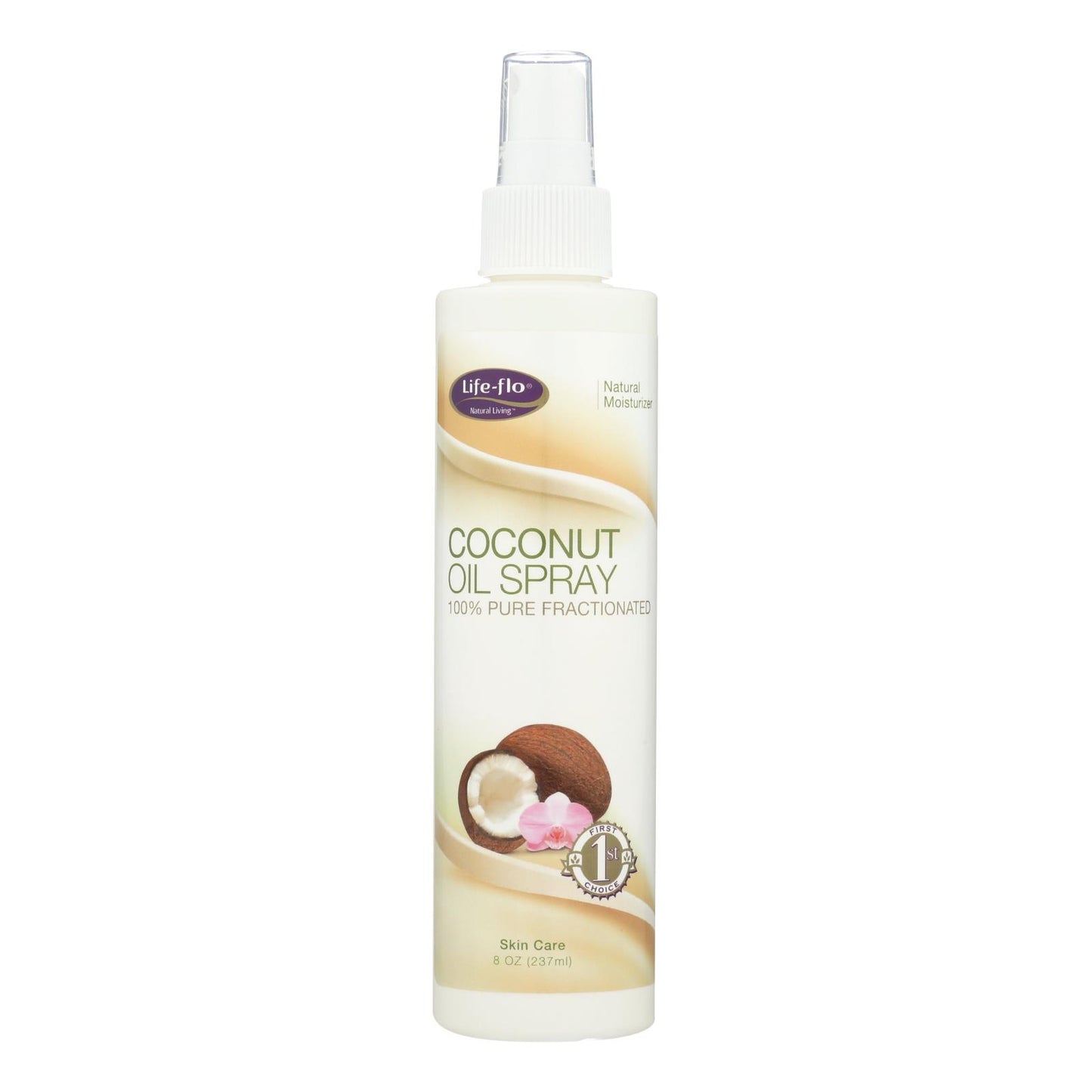 Life-flo 100% Pure Fractionated Coconut Oil Spray Skin Care - 1 Each - 8 Oz