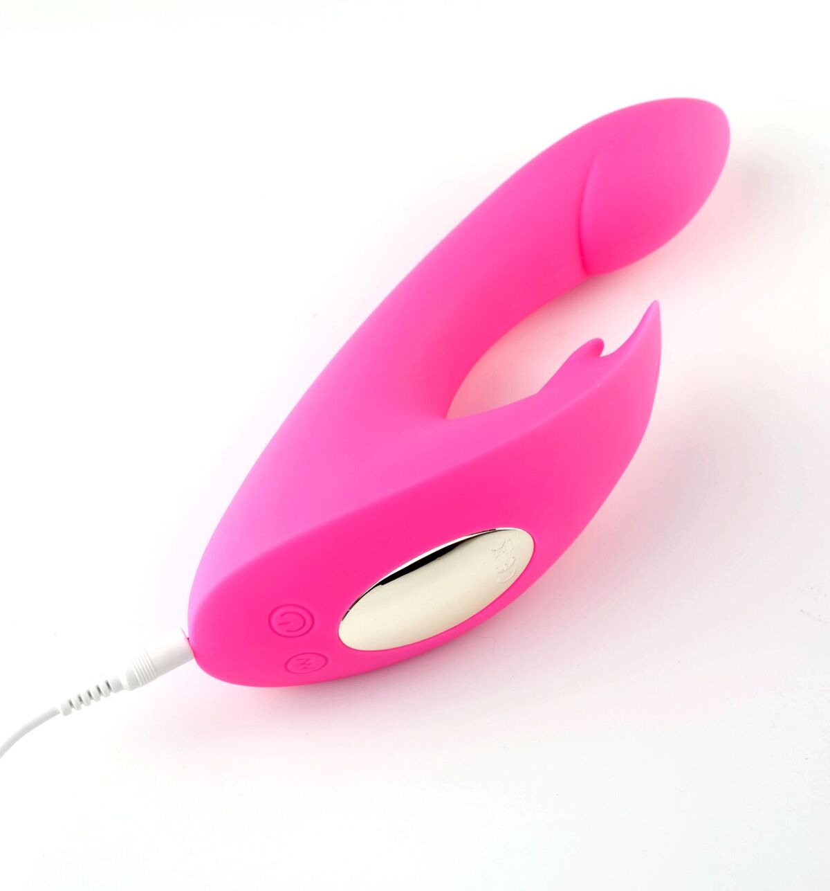 Leah Rechargeable Silicone Rabbit Massager Neon Pink (out Mid March)