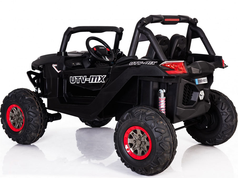 Mini Moto Utv 4x4 12v Black (2.4ghz Rc)