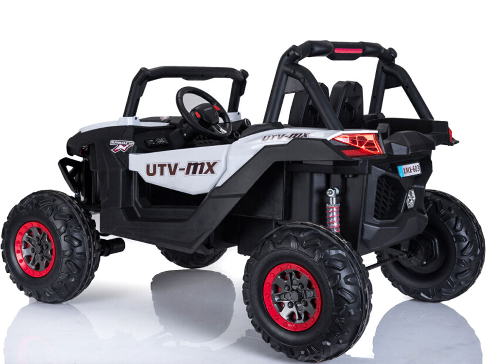 Mini Moto Utv 4x4 12v White (2.4ghz Rc)
