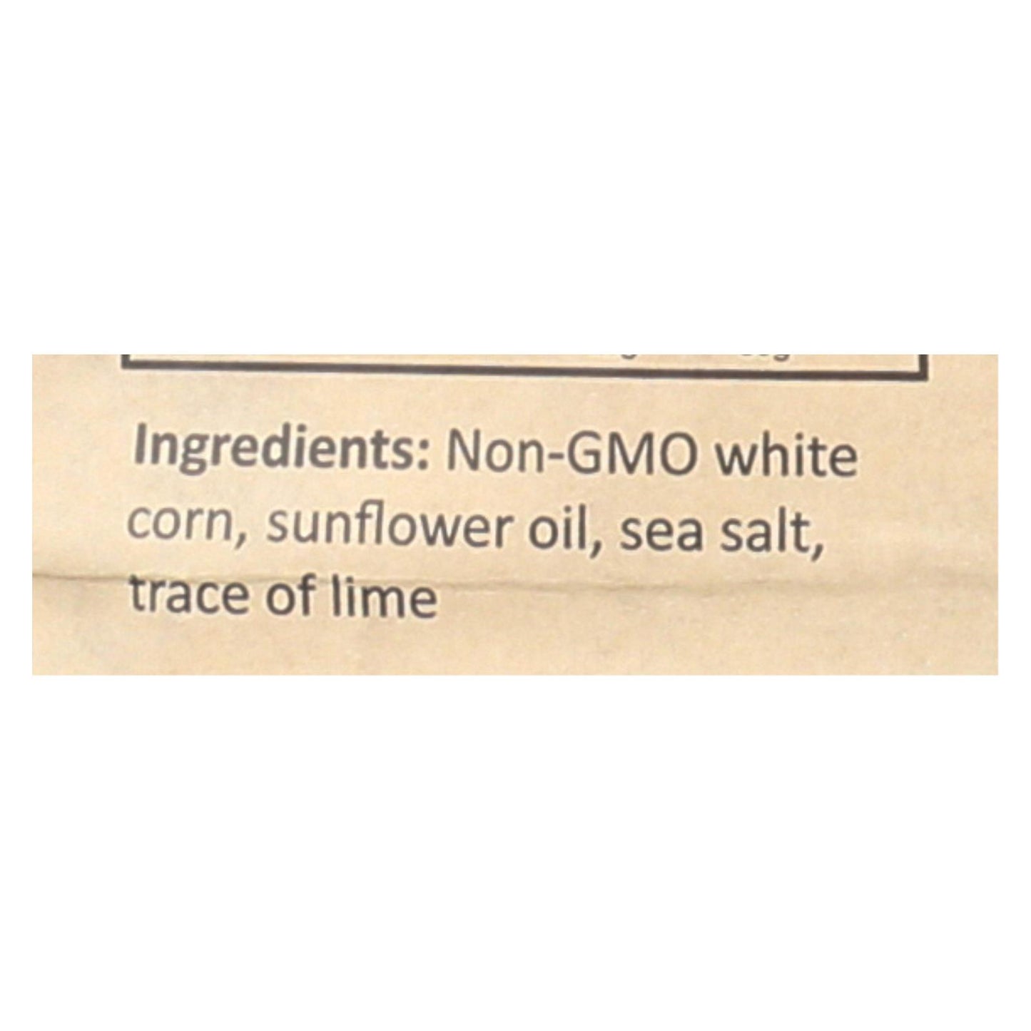 Mi Nina's White Corn Tortilla Chips With Sea Salt - Case Of 9 - 12 Oz
