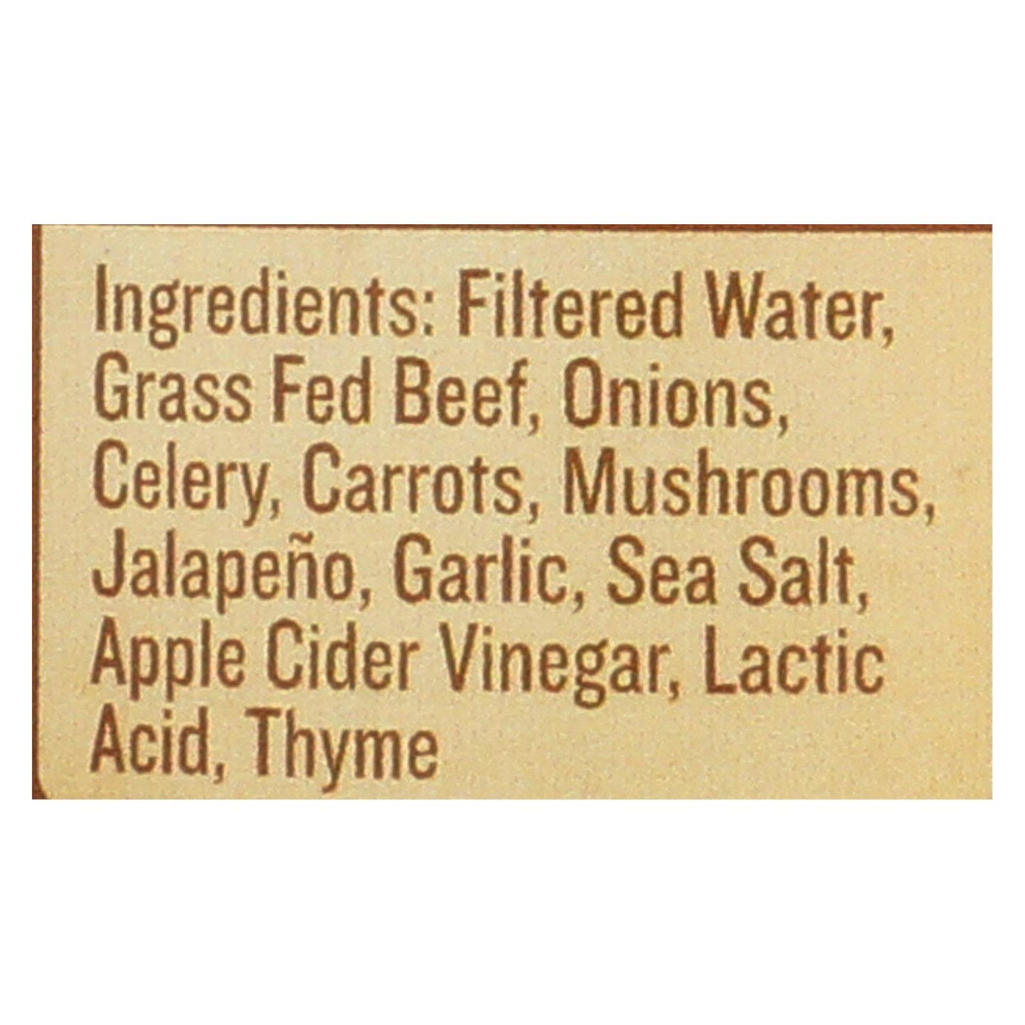 Epic Bone Broth-beef-jalapeno Sea Salt - Case Of 6 - 14 Fz