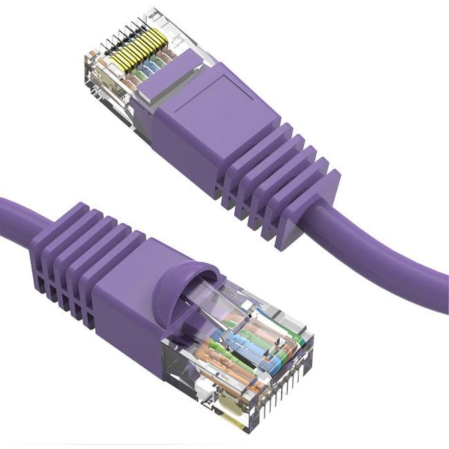 Axiom 5FT CAT6 550mhz Patch Cable Molded Boot (Purple)