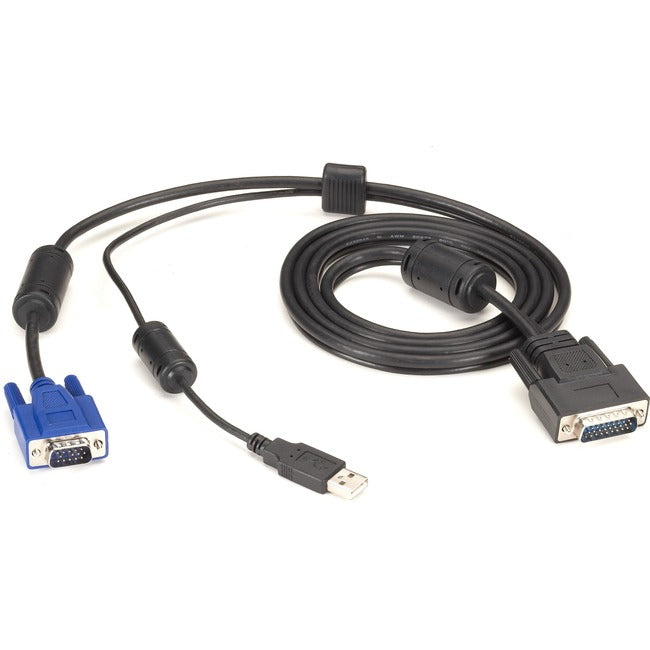 Black Box ServSwitch Secure KVM Switch Cable, VGA and USB to HD26