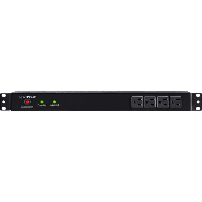 CyberPower Rackbar Surge Suppressor RM 1U RKBS15S4F12R 15A 16-Outlet