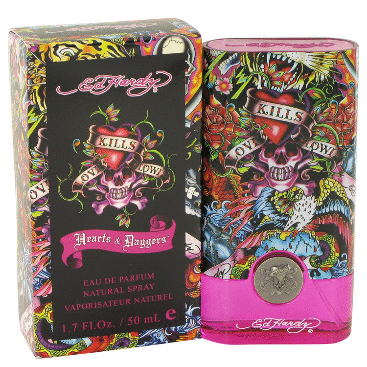 Ed Hardy Hearts & Daggers by Christian Audigier Eau De Parfum Spray for Women