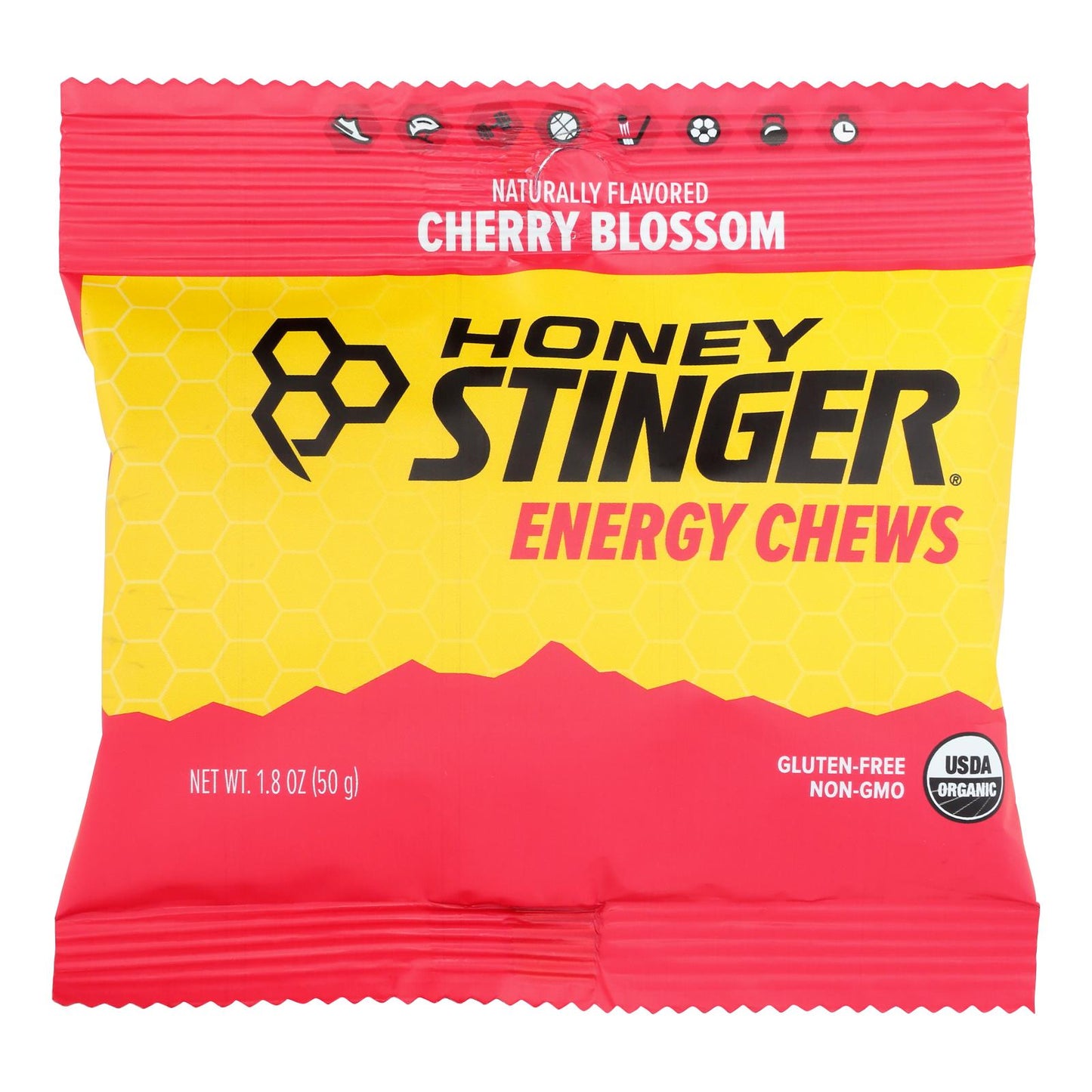 Honey Stinger Energy Chew - Organic - Cherry Blossom - 1.8 Oz - Case Of 12