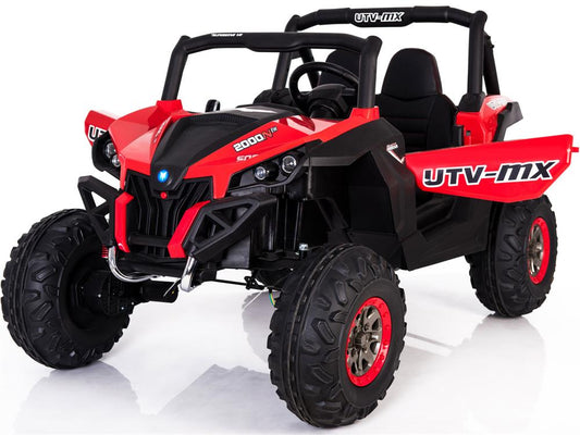 Mini Moto Utv 4x4 12v Red (2.4ghz Rc)