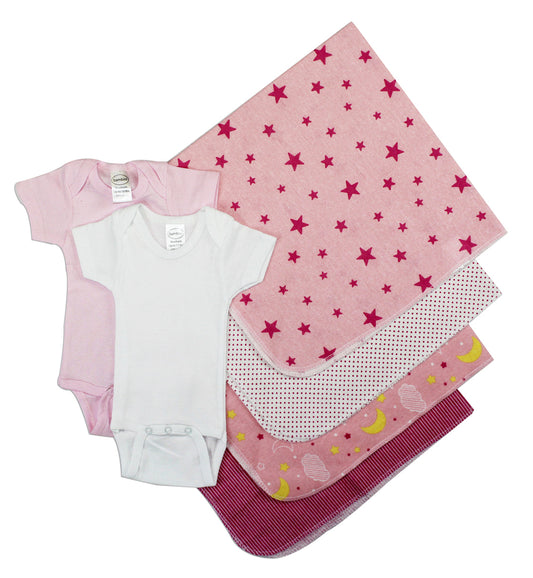 Large  Color:white/pink