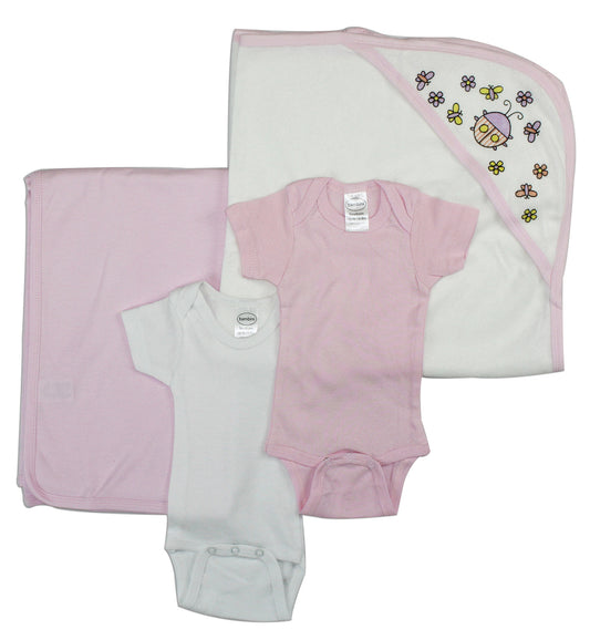 Large  Color:white/pink