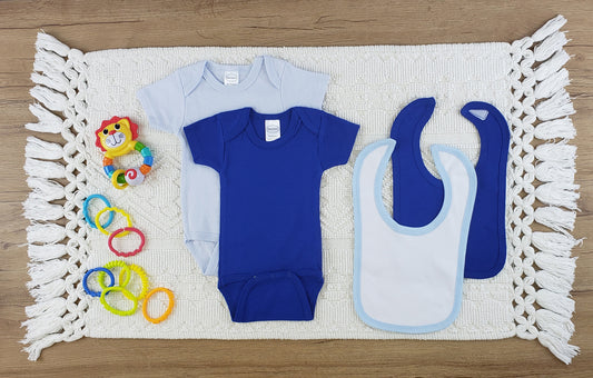 Large  Color:white/blue