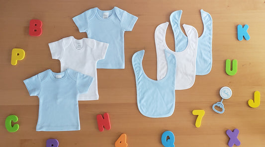 Large  Color:white/blue
