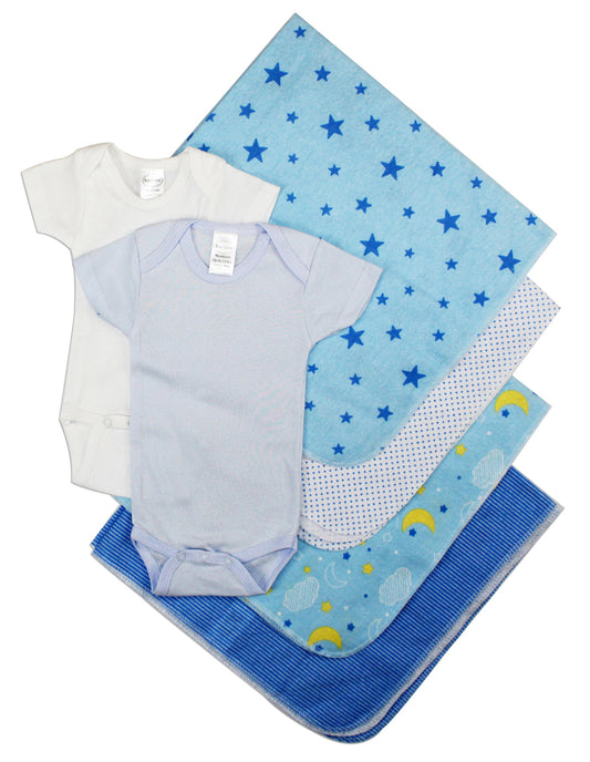 Large  Color:white/blue
