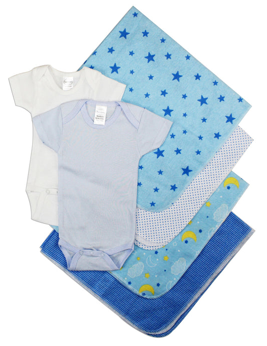 Large  Color:white/blue