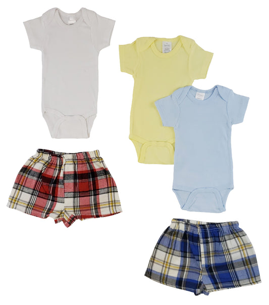 Infant Onezies And Boxer Shorts