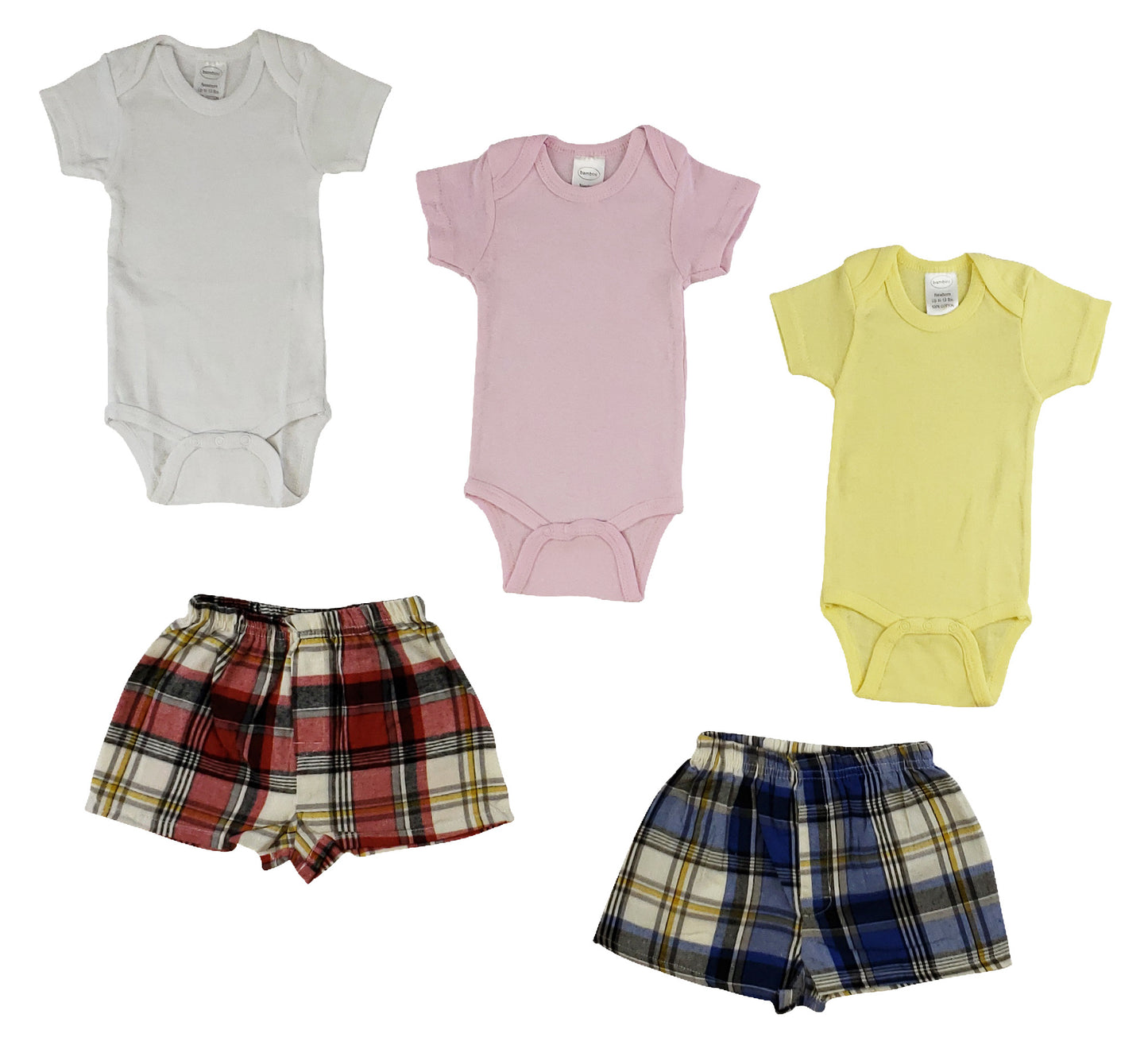 Infant Onezies And Boxer Shorts