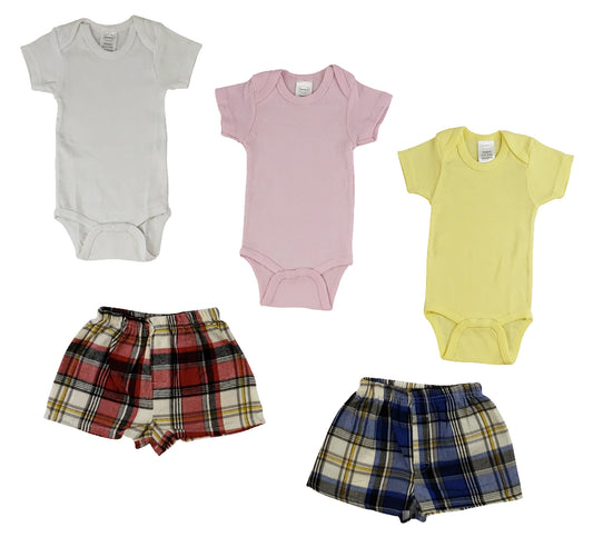 Infant Onezies And Boxer Shorts