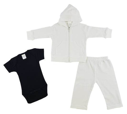 Infant Sweatshirt, Onezie And Pants - 3 Pc Set