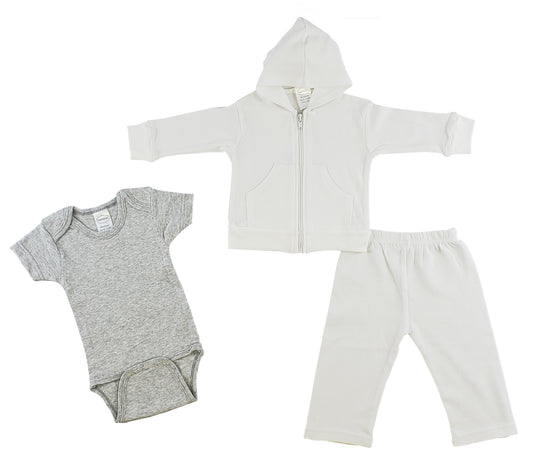 Infant Sweatshirt, Onezie And Pants - 3 Pc Set