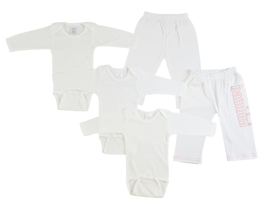 Infant Long Sleeve Onezies And Track Sweatpants