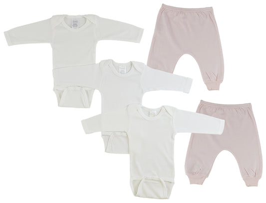 Infant Long Sleeve Onezies And Joggers