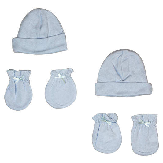 Boys' Cap And Mittens 4 Piece  Set