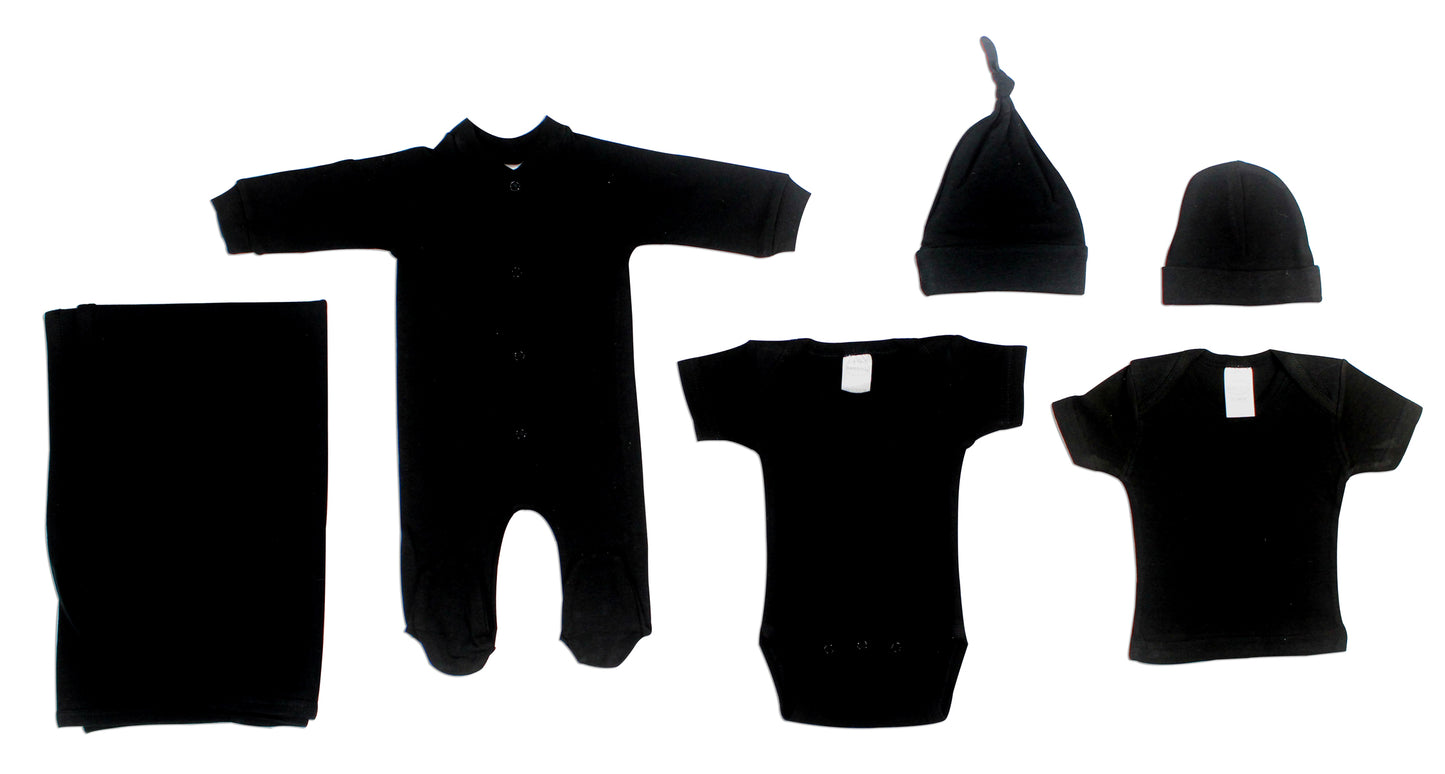 Black 6 Piece  Set