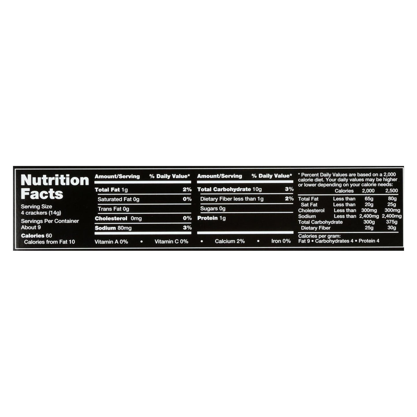 Carr's Bite Size Table Water Cracker - Case Of 12 - 4.25 Oz