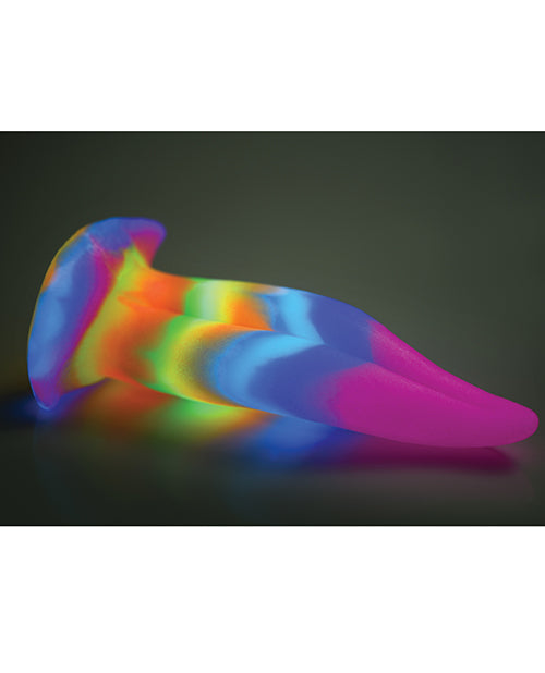Creature Cocks Unicorn Kiss Silicone Tongue Dildo - Glow In The Dark
