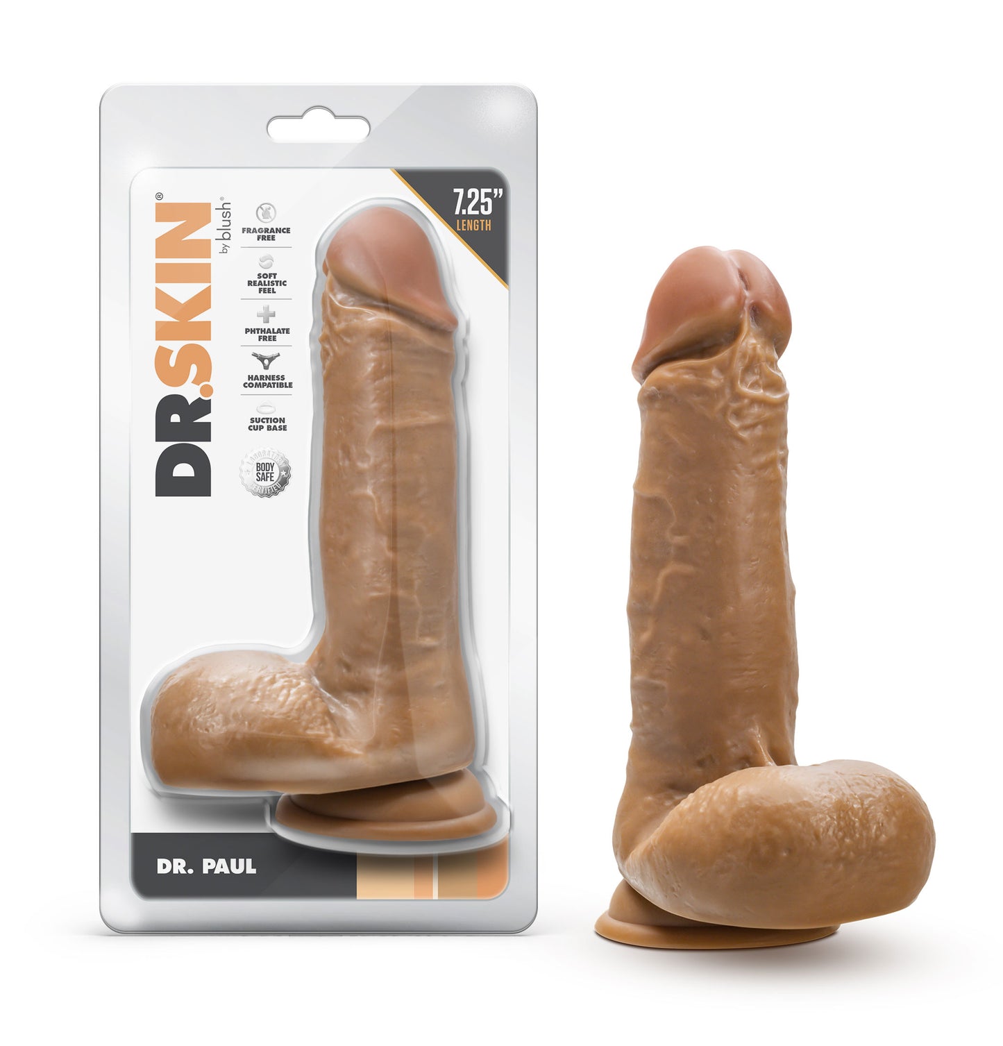 Dr. Skin - Dr. Paul - 7.25 Inch Dildo With Balls