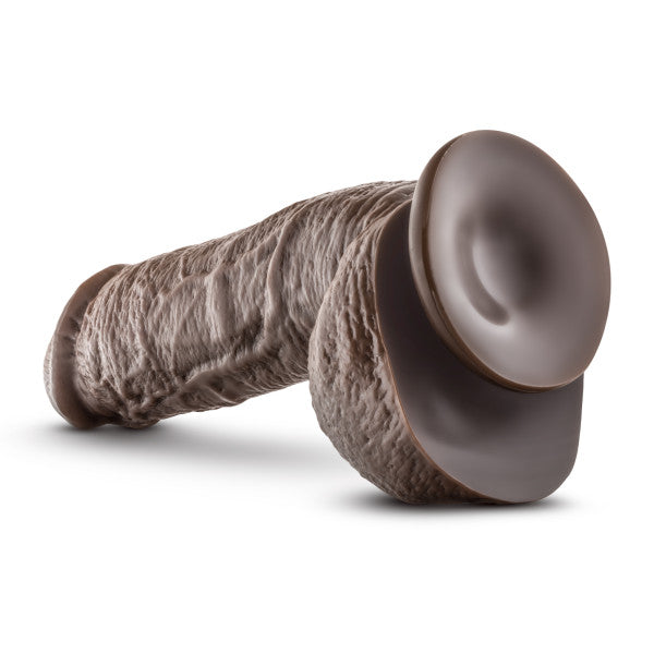 Dr. Skin Mr. D 8.5in Dildo W/ Suction Cup Chocolate
