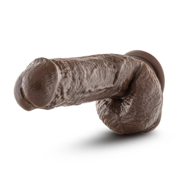 Dr. Skin Mr. D 8.5in Dildo W/ Suction Cup Chocolate