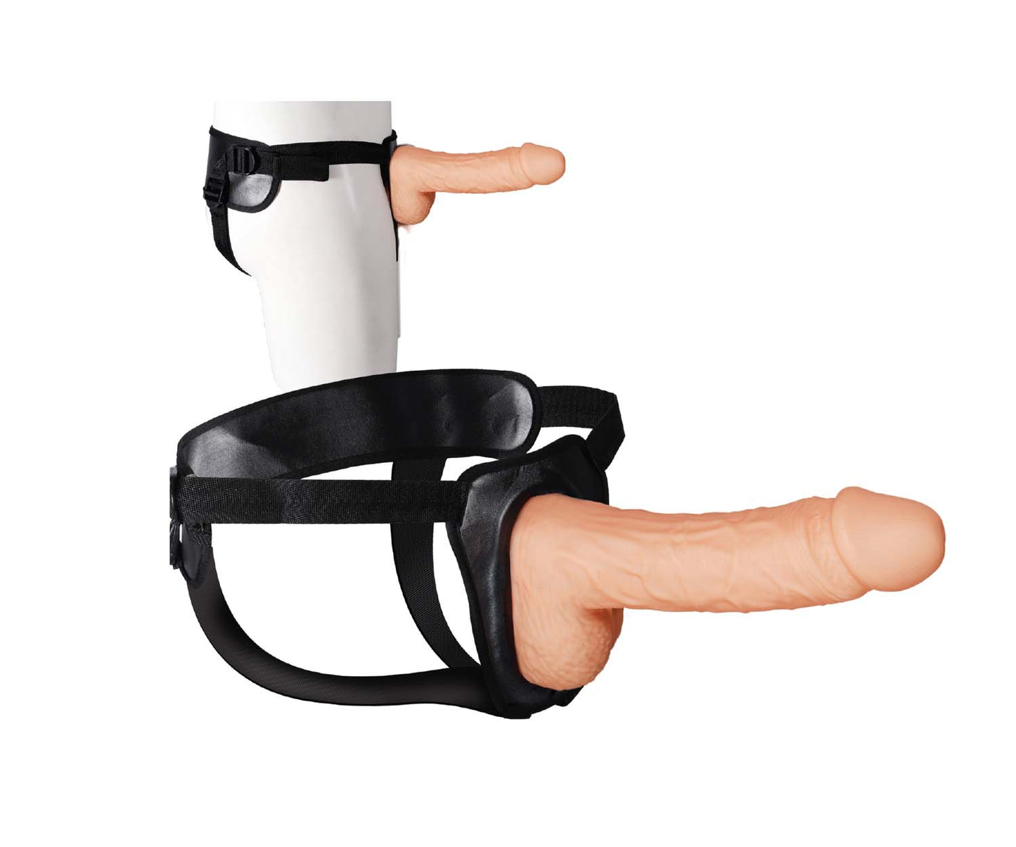 Erection Assistant Hollow Strap-on White