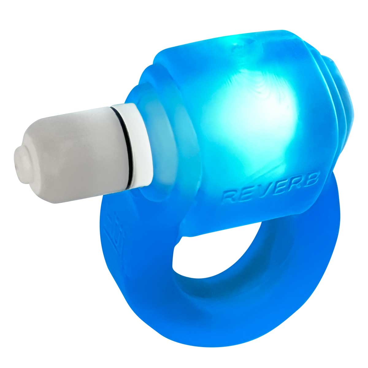 Glowdick Cockring With Led - Ice