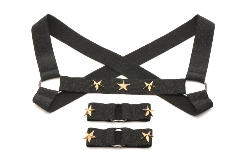 Master Series Elastic Chest Harness W/ Arm Bands