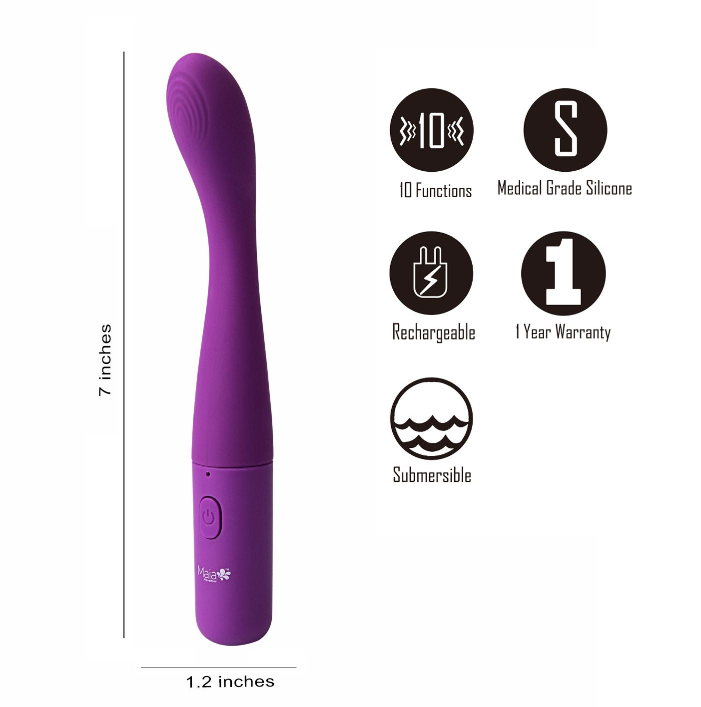 Chelsi Silicone G-spot Vibe Rechargeable
