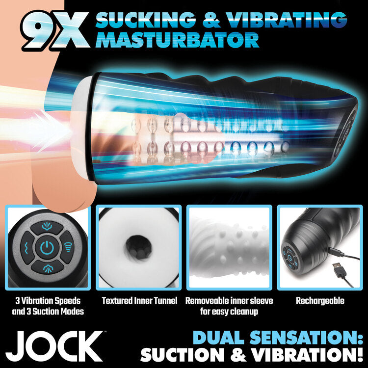 Jock 9x Sucking & Vibrating Masturbator